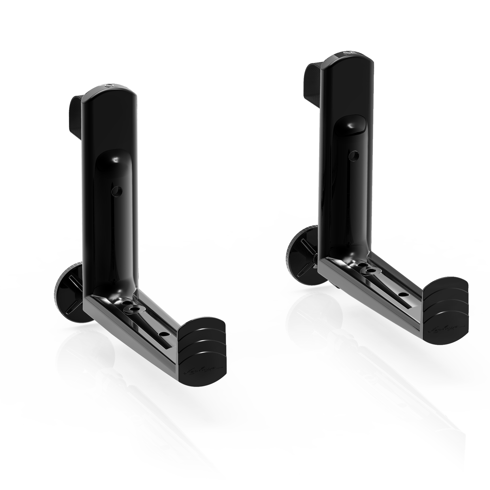 LECHUZA Balcony brackets black (2 pcs)